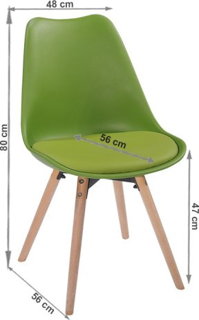 Jídelní židle SEMER New, olivová/buk