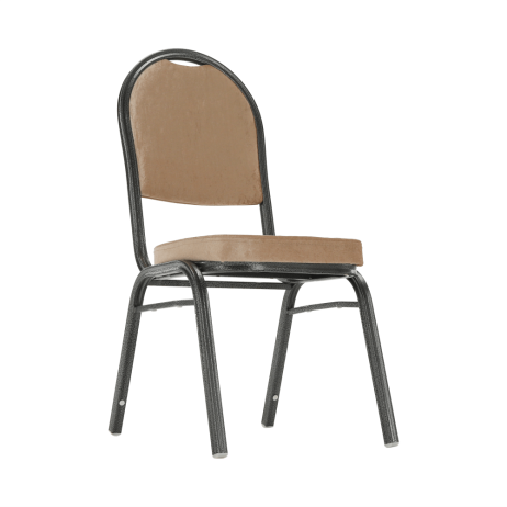 Židle JEFF 2 NEW, látka béžová / rám šedý