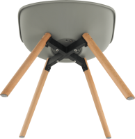 Jídelní židle SEMER New, světlešedá/buk