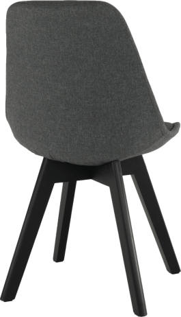 Židle LORITA, tmavě šedá / černá