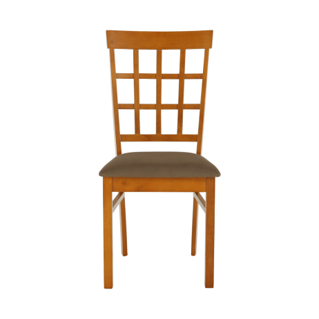 Židle GRID, třešeň/látka hnědá