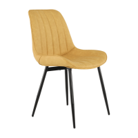 Židle Hazal, žlutá / černá