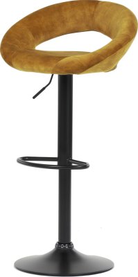 Žlutá barová židle AUB-822 YEL4