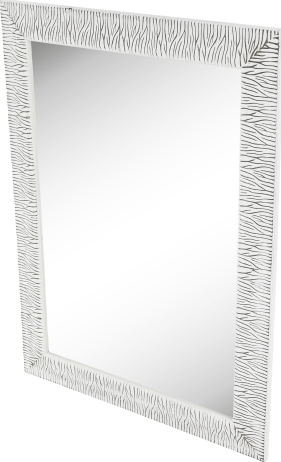 Zrcadlo MALKIA TYP 14, bielozlatá