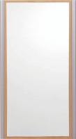 Zrcadlo LISSI TYP 09, buk, stříbrné