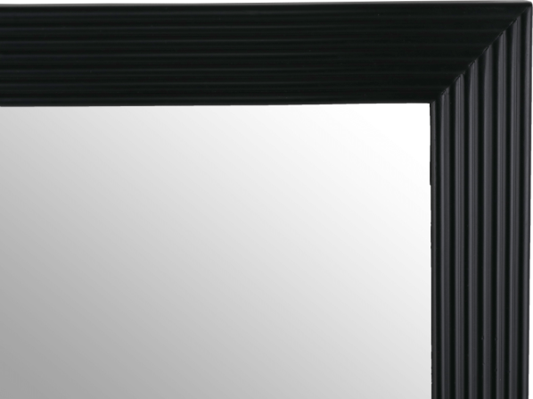Zrcadlo, dřevěný rám černé barvy, MALKIA TYP 1