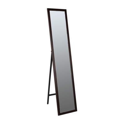 Zrcadlo, dřevěný rám hnědé barvy, MALKIA TYP 4
